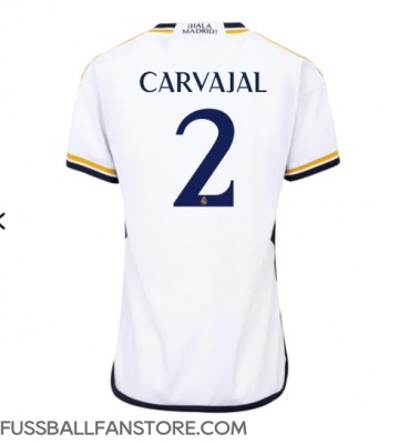 Real Madrid Daniel Carvajal #2 Replik Heimtrikot Damen 2023-24 Kurzarm